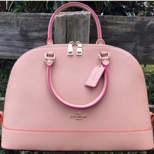 Coach Sierra Edgepaint Dome Bag NWT Nude Satchel